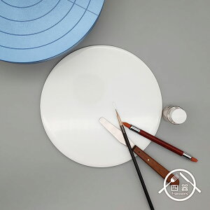 【キャンバスシリーズ】YW ホワイトボード (丸型) 21cm 日本製 国産 美濃焼 磁器 白い食器 白磁 中皿 カッティングボード チーズボード ケーキ皿 ケーキプレート フラットプレート 絵付け用 陶