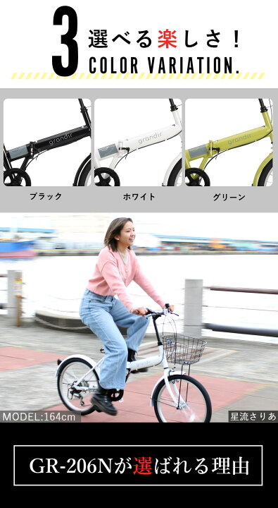 楽天市場】ノーパンクタイヤ 折りたたみ自転車 20インチ 完成品【指定 