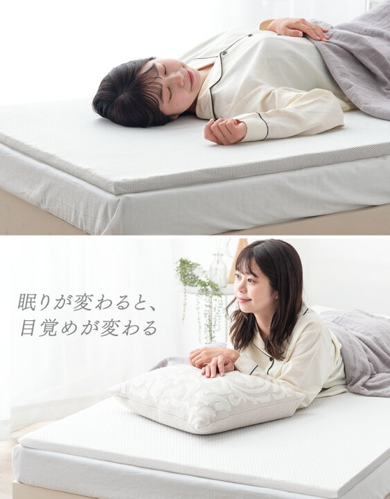 Amazon ニトリ NITORI 高反発 マットレス トッパー M2205 ダブルサイズ NITORI 7544983 折りたたみマットレス オンライン通販