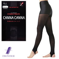 カンナカンナ 50デニール トレンカタイプ フィットネスタイツ CANNA CANNA ブラック 黒 メール便発送可 …