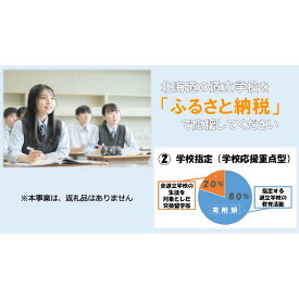 【ふるさと納税】【返礼品なし】北海道立学校ふるさと応援事業【学校応援重点型】 F6S-174