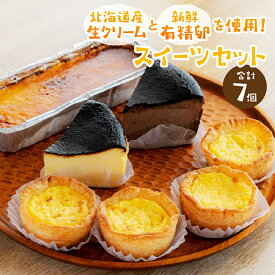 【ふるさと納税】 北海道産生クリームと新鮮有精卵を使用！スイーツセット