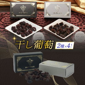 【ふるさと納税】 ソムリエ厳選 無添加 干しぶどう 2種 4箱 セット レーズン ドライフルーツ 食べ比べ 旅路 ナイアガラ ブドウ ぶどう 葡萄 フルーツ 加工食品 お菓子 スイーツ おつまみ おやつ 食べ比べ お取り寄せ 北海道 札幌市