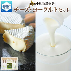 【ふるさと納税】手づくり チーズ のむヨーグルト 4種 セット 詰め合せ カマンベールチーズ カマンブルーチーズ ヨーグルト 新札幌乳業 小林牧場物語 北海道産 生乳 ハスカップ おつまみ ギフト 贈答 食べ比べ 乳製品 北海道 札幌市