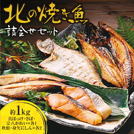 【ふるさと納税】北の焼き魚詰合せセット（ほっけ・さば・秋鮭・かれい・にしん）