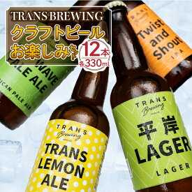 【ふるさと納税】札幌平岸発！TRANS BREWING クラフトビールお楽しみ12本セット