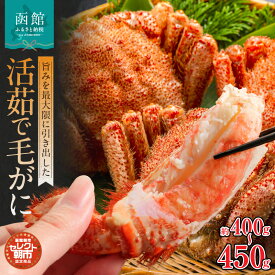 【ふるさと納税】セレクト朝市「活茹で毛がに」 毛ガニ 毛がに けがに かに 蟹 カニ 海鮮 北海道 函館 はこだて