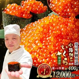【ふるさと納税】いくら醤油漬け ( 選べる容量 約400g / 600g / 800g / 1kg / 1.2kg / 1.4kg / 1.6kg / 1.8kg / 2kg ) イクラ いくら 魚介 海鮮 魚卵 醤油漬け 鮭いくら サケ 鮭 鮭卵 冷凍 小樽市 北海道 送料無料
