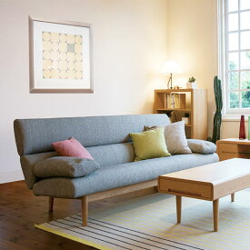 【ふるさと納税】旭川家具 カンディハウス エクリプス リビング 3Pソファー 北海道ナラ NF マグノリアGY_ 02043 | インテリア ファニチャー 人気 おすすめ 送料無料