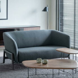 【ふるさと納税】旭川家具 カンディハウス テン リビングソファー 160 北海道タモDGY ／ 張地（布）トニカDGY_01825 | 国産家具 国産 ソファー ソファ 布張り 布 ファブリック スタイリッシュ 家具 インテリア 北海道材 北海道家具 北海道 旭川市 送料無料