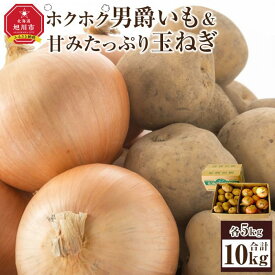 【ふるさと納税】【26年先行予約】“ホクホク”男爵いも・“甘みたっぷり”玉ねぎ★10kgセット★（2026年9月下旬から発送開始）_00107