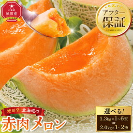 【ふるさと納税】【26年発送先行予約】旭川発！北海道の赤肉メロン（2026年発送） | 果物 赤肉メロン フルーツ メロン 糖度 旭川市 北海道 旭川市ふるさと納税 北海道ふるさと納税 お取り寄せ 旬 送料無料