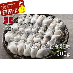 Ho202-P043【ふるさと納税】釧路管内産「生食用」むき牡蠣500g