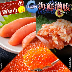 【ふるさと納税】 北海道産 海鮮満腹セットB イクラ いくら しゃけ たらこ タラコ しょうゆ漬け 海鮮 海鮮食品 F4F-2433