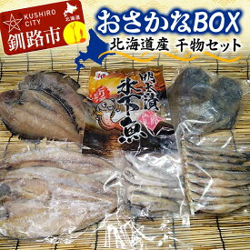 【ふるさと納税】おさかなBOX 北海道産 干物 セット ひもの ほっけ ししゃも 氷下魚 釧路 魚 F4F-5014