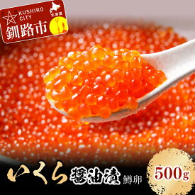 【ふるさと納税】いくら醤油漬（鱒いくら）500g（250g×2入） 北海道 釧路 ふるさと納税 いくら イクラ 醤油漬け 魚卵 魚介 海産物 海の幸 いくら丼 ご飯のお供 F4F-8139