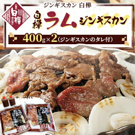 【ふるさと納税】白樺ラムジンギスカン(400g×2　つけタレ90g×2)_ ジンギスカン ラム 肉 冷凍 北海道 帯広 人気 送料無料 ギフト 贈答 プレゼント 【配送不可地域：離島】【1421143】