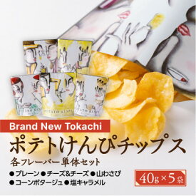【ふるさと納税】ポテトけんぴチップスおすすめ5種セット【Brand New Tokachi】【1607833】