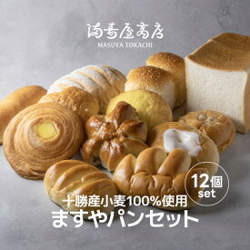 【ふるさと納税】十勝産小麦100%使用 ますやパンセット【配送不可地域：離島】【1633274】