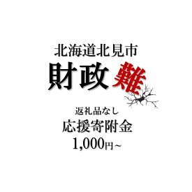 【ふるさと納税】【返礼品なし】北海道北見市 応援寄附 1,000円分～500,000円分