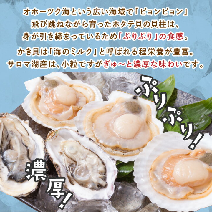 楽天市場 ふるさと納税 即時決済限定 とれたて新鮮 活ホタテ貝2kgと活牡蠣 2年物 2kg 海鮮 魚介 魚介類 貝 貝類 帆立 ほたて ホタテ 貝柱 カキ かき 牡蠣 2キロ 海のミルク オホーツク産 セット 送料無料 q バーベキュー 先行予約 予約 北海道北見市