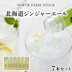 【ふるさと納税】北海道ジンジャーエール7本セット／ジンジャエール 7本 北海道産 生姜 自家製 セット ギフト お取り寄せ 内祝い お中元 お歳暮 北海道 ふるさと納税 岩見沢市 岩見沢 【07104】