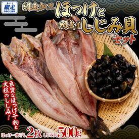 【ふるさと納税】網走加工 ほっけと網走湖産のしじみ貝【 ふるさと納税 人気 おすすめ ランキング ほっけ ホッケ 干物 一夜干し 開き 魚 しじみ シジミ しじみ貝 蜆 貝 シジミ汁 北海道産 お手軽 簡単 冷凍 絶品 オホーツク 北海道 網走市 送料無料 】 ABB130