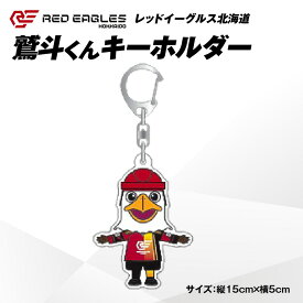 【ふるさと納税】 鷲斗くん キーホルダー 縦 15cm × 横 5cm レッドイーグルス北海道 レッドイーグルス アイスホッケー 応援グッズ ホッケー 雑貨 かわいい 北海道 キャラクター ふるさと納税 北海道 苫小牧市 おすすめ ランキング プレゼント ギフト