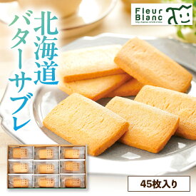 【ふるさと納税】【10営業日以内に発送】 北海道バターサブレ 45枚入り バターサブレ サブレ バター クッキー 焼菓子 香ばしい お菓子 洋菓子 スイーツ デザート おやつ 個包装 子供 ご褒美 甘い おいしい 四季舎 北海道 苫小牧市 おすすめ ランキング プレゼント ギフト