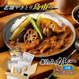 【ふるさと納税】 鳥市Kitchen 特製 こだわり の 煮込みカレー 5個 セット カレー レトルト 惣菜 冷凍 便利 時短 人気 モツ 煮込み モツ煮 ラスク 野菜 うどん 小分け 夕食 昼食 朝食 老舗 酸化防止剤 保存料 不使用 北海道 苫小牧市 おすすめ ランキング プレゼント ギフト