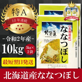 【ふるさと納税】令和2年産 北海道産ななつぼし10kg(5kg×2袋) 【美唄市産】 お米 北海道米 ななつぼし 北海道産北海道ふるさと納税 美唄 ふるさと納税 北海道