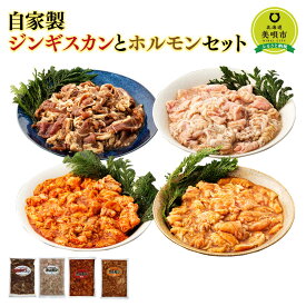 【ふるさと納税】自家製ジンギスカンとホルモンセット 羊肉 豚肉 ラム ホルモン ジンギスカン 焼肉 バーベキュー北海道ふるさと納税 美唄 ふるさと納税 北海道