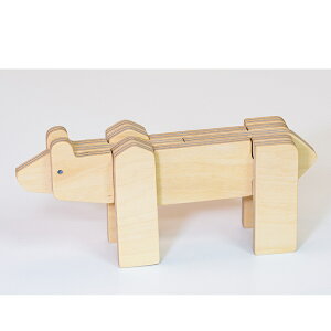 【ふるさと納税】木製 動物パズル higuma ウッドデザイン賞受賞 ペーパーウッド パズル おもちゃ 立体パズル 玩具 おしゃれ かわいい 立体 ジグソーパズル 雑貨 日用品 遊び道具 知育玩具 置