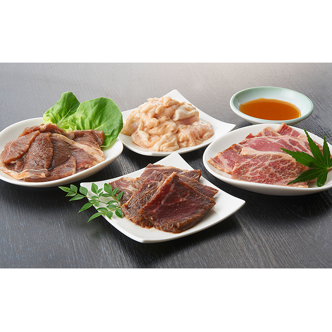 北海道赤平市 ふるさと納税 ジンギスカン 焼肉ジュウジュウ 4種の焼肉セット 割引発見 牛肉 ラム肉 ホルモン お肉 日本最大級の品揃え バーベキュー 羊肉 焼肉