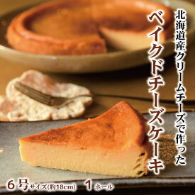 【ふるさと納税】16-54 Cafe ほの香のベイクドチーズケーキ(6号)