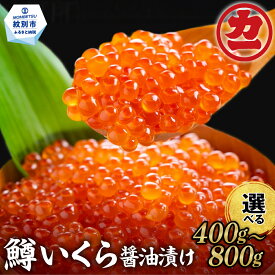 【ふるさと納税】鱒いくら醤油漬け | 選べる 小分け イクラ いくら 鱒卵 マス ます 醤油漬け しょうゆ漬け ご飯の友 海鮮食品 おかず 惣菜 お取り寄せグルメ 冷凍 お寿司 手巻き寿司 どんぶり パーティー 北海道 紋別市 アザラシ ikura