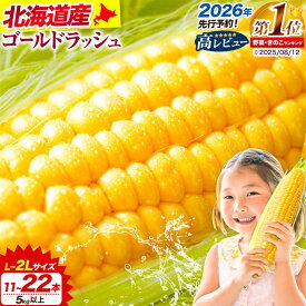 【ふるさと納税】先行予約 極甘 ゴールドラッシュ とうもろこし 選べる2サイズ 5kg/8.5kg 北海道 名寄市産 朝採り 産地直送 生で食べられる なよろイエロー 特大 ジューシー 焼きとうもろこし コーンスープ BBQ 送料無料