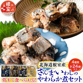 【ふるさと納税】 [北海道根室産] さんま・いわし無添加煮付けセット 秋刀魚 サンマ 鰯 イワシ お取り寄せ グルメ 海鮮 加工品 北海道 根室市 ふるさと納税 A-09020