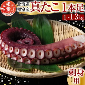 【ふるさと納税】【12月21日決済確定分まで年内配送】 [北海道根室産] 真たこ 1 本足 1 ~ 1.3kg 蛸 タコ お取り寄せ グルメ 海鮮 蛸足 たこ足 タコあし 蛸あし たこあし マダコ 真蛸 真ダコ まだこ タコ飯 蛸飯 たこ飯 たこめし 刺身 マリネ 北海道 根室市 A-19004