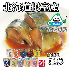 【ふるさと納税】[北海道根室産]骨まで食べられる！さんま・いわしのやわらか煮セット B-09002