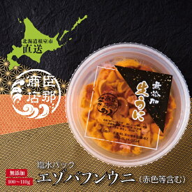 【ふるさと納税】【12月17日決済確定分まで年内配送】 エゾバフンウニ ( 赤色等含む ) 塩水パック 100 ~ 110g × 1 パック うに ウニ 雲丹 バフンウニ エゾバフンうに えぞばふんうに 蝦夷バウンウニ 蝦夷ばふんうに ウニ丼 うに丼 雲丹丼 刺身 グルメ 海鮮 北海道 A-22001