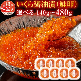 【ふるさと納税】 いくら醤油漬 ( 鮭卵 ) 選べる 70g ( 2P 4P 8P ) 160g ( 2P 3P ) 200g × 1P いくら イクラ 醤油 醤油漬 魚卵 お取り寄せ グルメ 海鮮 北海道 根室市 ふるさと納税