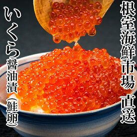 【ふるさと納税】 根室海鮮市場 ＜直送＞ いくら醤油漬 ( 鮭卵 ) 選べる 70g ( 2P 5P ) 160g(1P 2P) イクラ 醤油 醤油漬け 魚卵 お取り寄せ グルメ 海鮮 北海道 根室市 ふるさと納税