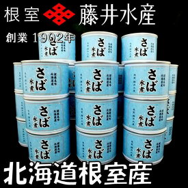 【ふるさと納税】[北海道根室産]さば水煮180g×24缶 B-42082