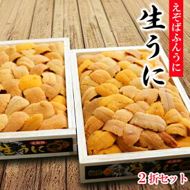 【ふるさと納税】 エゾバフンウニバラ詰め130g×2折[11月中旬以降発送] D-73008