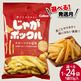 【ふるさと納税】【北海道限定】 じゃがポックル オホーツクの塩 選べる1袋～24袋 (1袋33g) スナック お菓子 お土産 千歳 北海道 限定スナック菓子 じゃがいも 北海道ふるさと納税 千歳市 ふるさと納税【北海道千歳市】ギフト ふるさと納税