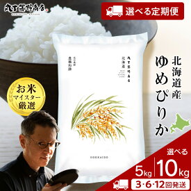 【ふるさと納税】【選べる定期便】北海道産ゆめぴりか 選べる5kg～10kg 1袋5kg 10kgから真空パック対応米 お米 北海道産米 ゆめぴりか 真空パック 米 北海道米 北海道産 北海道千歳市ギフト ふるさと納税