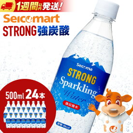 【ふるさと納税】セコマ 強炭酸水 500ml 24本 1ケース 北海道 千歳製造 飲料 炭酸 ペットボトル セイコーマートソフトドリンク 炭酸水 セコマ 飲料類 炭酸飲料【北海道千歳市】ギフト ふるさと納税