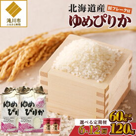【ふるさと納税】【令和7年産新米】ゆめぴりか10kg【定期便】｜特A 新米 白米 ブランド米 米 こめ コメ お米 ご飯 ごはん 単一米 滝川市 北海道 北海道産 道産 北海道米 生活応援 送料無料 おすすめ 人気 お弁当 贈答 6回 12回