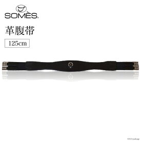 【ふるさと納税】[Reiz] SOMES　Reiz　革腹帯(125cm)（ブラック）